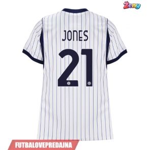 Lacne Ženy Futbalové dres Inter Milan Curtis Jones #21 2026-27 Krátky Rukáv - Preč